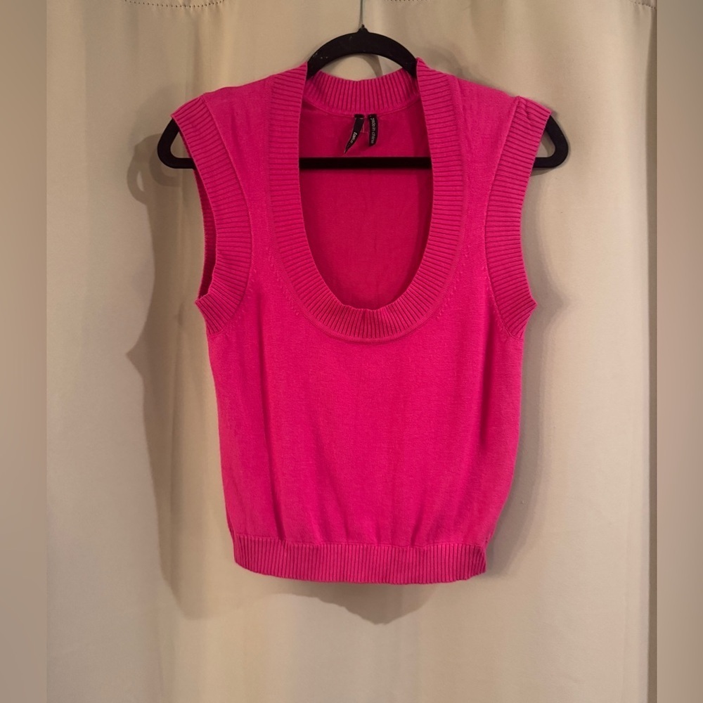 Takeout Pink Sleeveless Women's Top